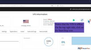 How to start or boot a VPS via Virtualizor