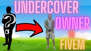 I went UNDERCOVER in MY FiveM Server!