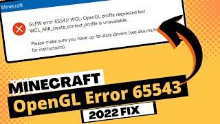 How to FIX OpenGL Error 65543 in Minecraft/TLauncher 1.19 - (Jan, 2023)