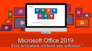 MICROSOFT OFFICE 2019 FREE CRACK + ACTIVATION WITHOUT ANY SOFTWARE ! [EN/FR]