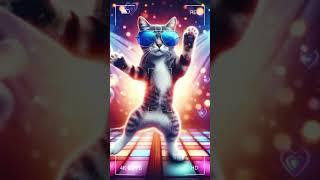 Cat video #cat dancing clicks#trending cat video #imaginationadventure