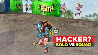 GLITCH FIRE MAKES YOU A HACKER!SOLO VS SQUAD BEST GAMEPLAY | GARENA FREE FIRE
