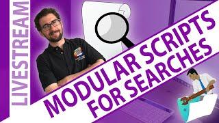 Modular Scripts for Searches in FileMaker