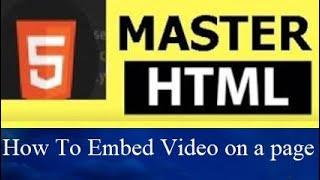 How To Embed Video On To A Web Page in HTML