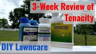 [Tenacity] 3-week review of Tenacity application for DIY lawncare