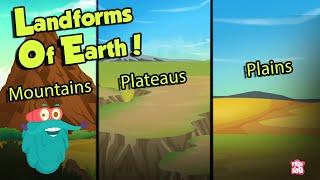 LANDFORMS | Types Of Landforms | Landforms Of The Earth | The Dr Binocs Show | Peekaboo Kidz