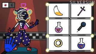 FREDDY VS Sunrise VS Moondrop DRESS UP-(FNF VS POPPY PLAY TIME) |  FNAF Security Breach animation