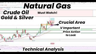 Natural Gas Crucial Area| Important Price Action to Look|Gold|Silver| Crude Oil| Technical Analysis