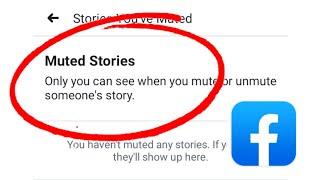 How to Mute & Unmute Facebook Story