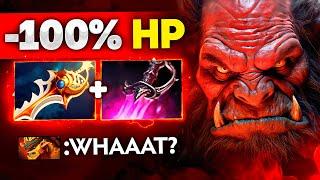 -100% HP with AXE ULTIMATE  Axe 7.35 Dota 2