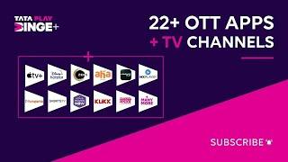 Tata Play Binge+ | The smart set-top box | TV Channels + Entertainment app all in one place