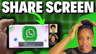 Secret Method To Share Screen On whatsapp Video Call on Android and IOS Free