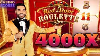 4000X Mega Win on Red Door Roulette