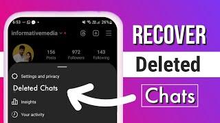 How to Recover Deleted Chats on Instagram