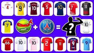 Guess the SONG EMOJI and JERSEY of FOOTBALL  Messi, Ronaldo, Neymar, Mbappe, Haaland