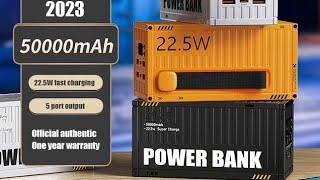 Power bank container 50000mah - unboxing - quick look - Miss Bracelet #gadgets #viral #trending