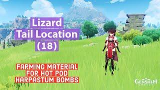 Lizard Tail Farming Guide - Lizard Tail Location - Genshin Impact