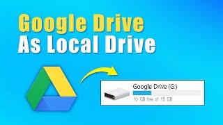 How to setup Google Drive as a Local Drive | FMS Crafts