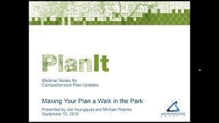 PlanIt: Making your Plan a Walk in the Park Webinar