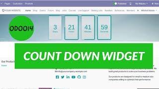 Odoo 14 Count Down Widget