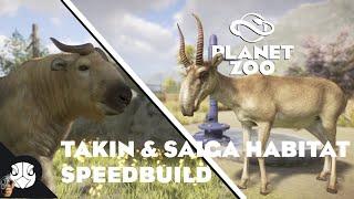 Building a Saiga Antelope & Takin Habitat in Planet Zoo