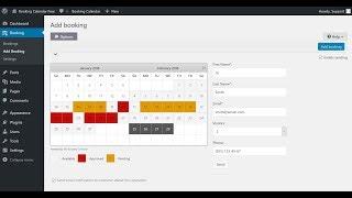 Booking Calendar - WordPress plugin