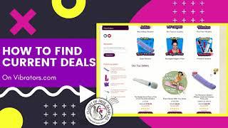 How to Find Current Deals on Vibrators.com!