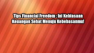 Financial Freedom and How to Achieve It#campuran chanel