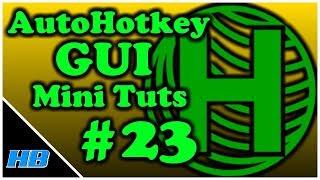 [AHK GUI] AutoHotkey Gui Mini Tut #23 DropDownList 1