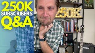 250K Subscriber Q&A! Guitar Lessons with Stuart!