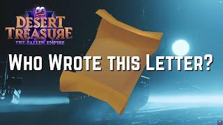 Runescape's New Big Bad Wrote You a Letter (Desert Treasure II)