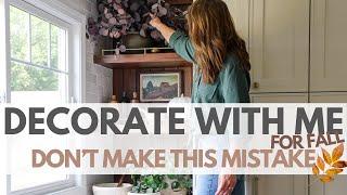 Simple Fall Kitchen Decorating Ideas, Decorate with Me!