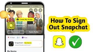 How To Sign Out Snapchat (2025)