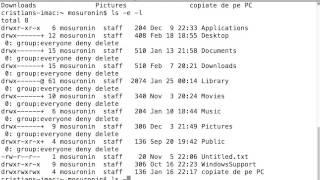 MAC OS X Terminal Commands