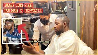 Black man gets hair done in Singapore….and this happened!