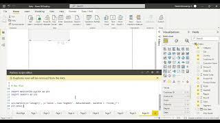 Python Visuals in PowerBI