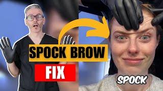 How To Fix Spock Brow For Botox Patients & Avoid it happening in the future.