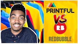 Artist Reviews Printful and Redbubble l Shirt Quality Comparison