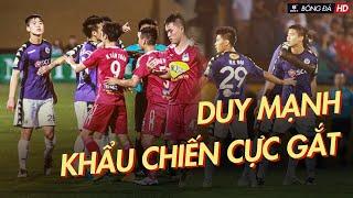 Duy Mạnh KHẨU CHIẾN CỰC GẮT với Văn Toàn Xuân Trường trong đại chiến HAGL - HÀ NỘI FC