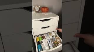 A Makeup Organization Journey with Ikea Alex Drawers & Doll Club Dividers | Satisfying & Supeer Cute