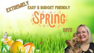 5 EXTREMELY EASY & BUDGET FRIENDLY SPRING DIYS/5 UNDER $5 CHALLENGE/DOLLAR TREE DIYS