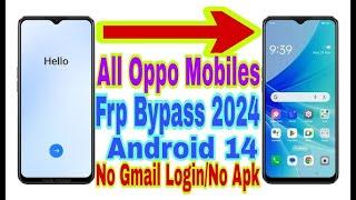 All OPPO Reno 8 lite 5G FRP Unlock ANDROID 13 Without Pc Google Account Bypass 100% New 2024