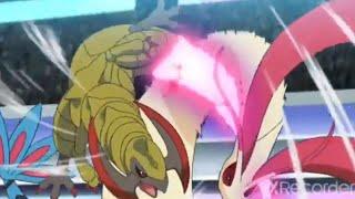 Haxorus Vs Milotic English Subbed