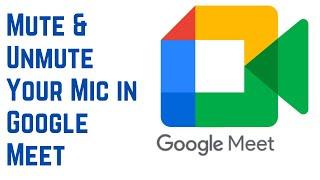 How To Mute & Unmute Your Mic in Google Meet