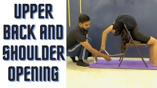 Shoulder And Back Opening Practice/Upper Back Opening Practices/Back Bending Practices - Yoga Saathi