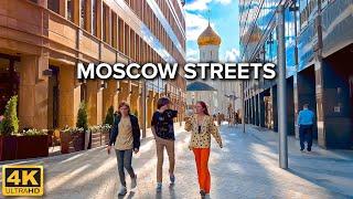 [4K]  Moscow Streets  ️ Belorusskaya Railway Station, 1st Tverskaya-Yamskaya, Tverskaya Streets