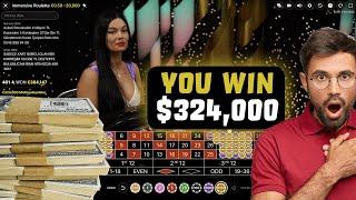 Live Roulette Roller: Winning Over $250,000 with $80K Bets