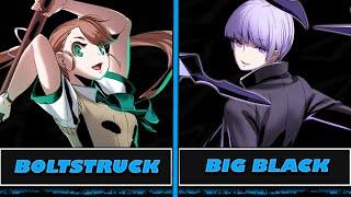 Nanase vs Byakuya (Boltstruck vs Big Black) UNDER NIGHT IN BIRTH 2 SYS:CELES UNI2