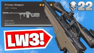 the "ONE SHOT" TUNDRA in WARZONE! BEST LW3 TUNDRA CLASS SETUP! 22 KILL GAMEPLAY! (COLD WAR WARZONE)