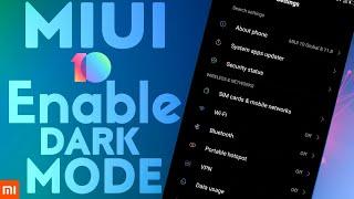 How to Use DARK MODE on Any Xiaomi MIUI Phone [NO ROOT]  With WhatsApp, Play Store Included !